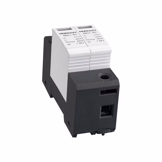 Arrestor Surge 275V 40ka SPD Single Phase 2p 4p AC Power Surge Protection Device